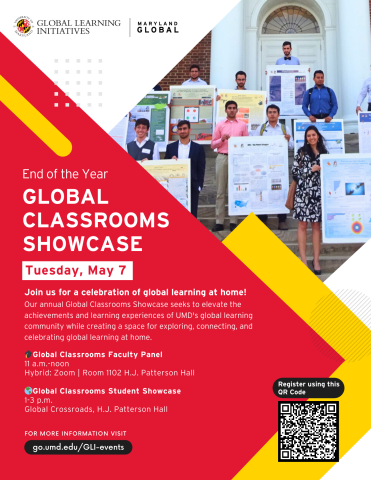 2024 End of Year Global Classrooms Showcase Flier