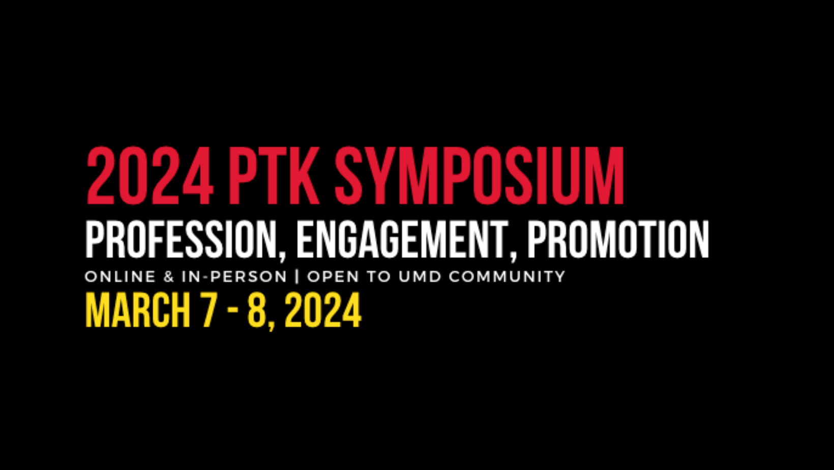 2024 PTK Symposium Logo