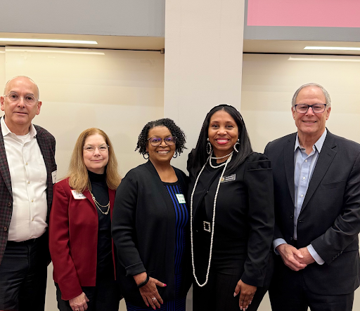 Plenary panelists from left to right: Dr. Robert Infantino, Dr. Susan Winter, Dr. Nina Harris (moderator), Dr. Ebony Terrell Shockley, Dr. Craig Beyrouty