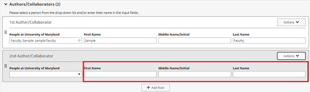name fields for non-users