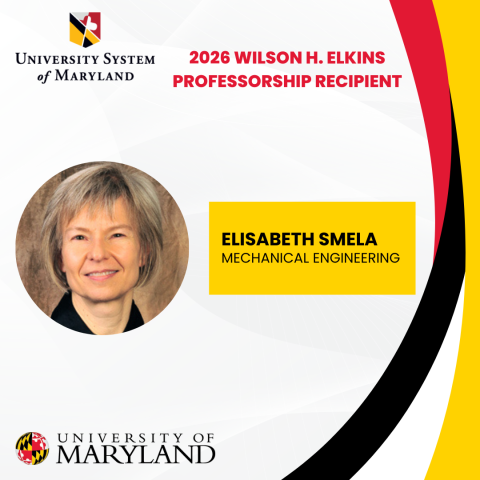 Elkins Professorship Recipient, 2025-2026 Elisabeth Smela